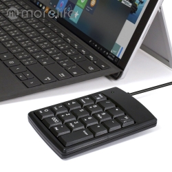 morelife SKP-7120H2K PC專用 有線 超薄USB數字鍵盤(黑色)